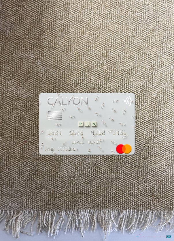 Download Algeria Calyon Algérie Bank mastercard photolook front Photoshop template